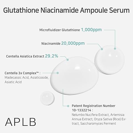 APLB Glutathione Niacinamide Ampoule Serum 40ml