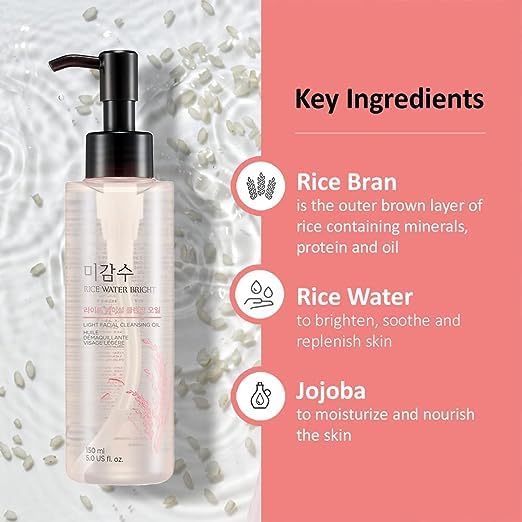 THE FACE SHOP Rice Water Bright Light Cleansing Oil 150ml
