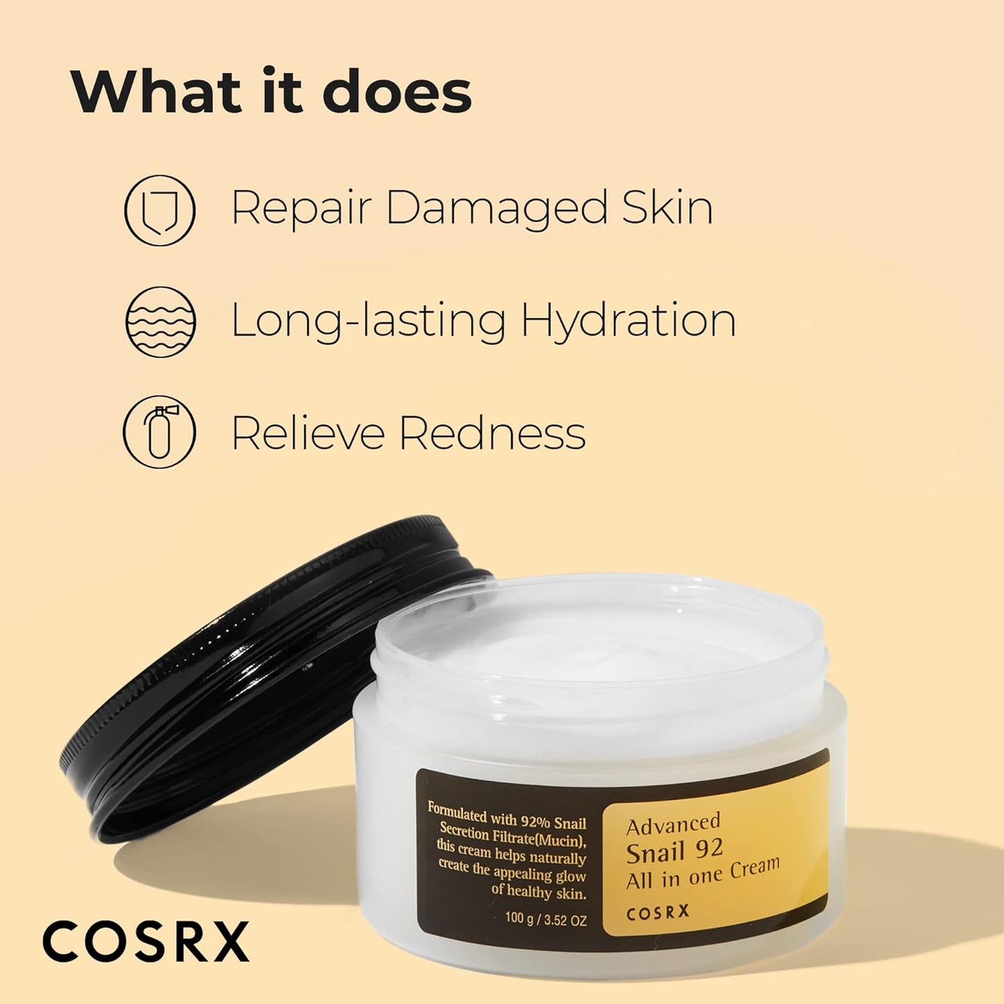 COSRX Advanced Snail 92 All in one Cream 100 g / 3.52 oz