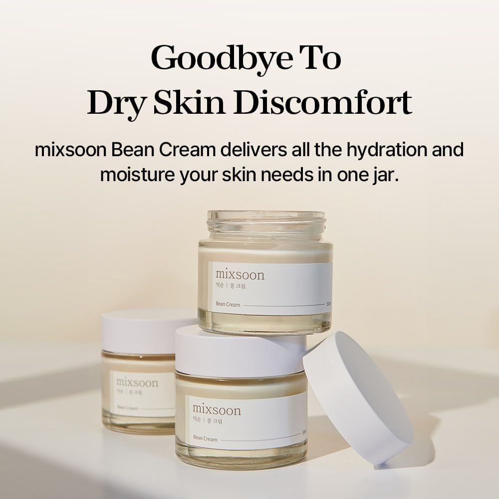 Mixsoon Bean Cream ingredient highlights soybean pomegranate pear