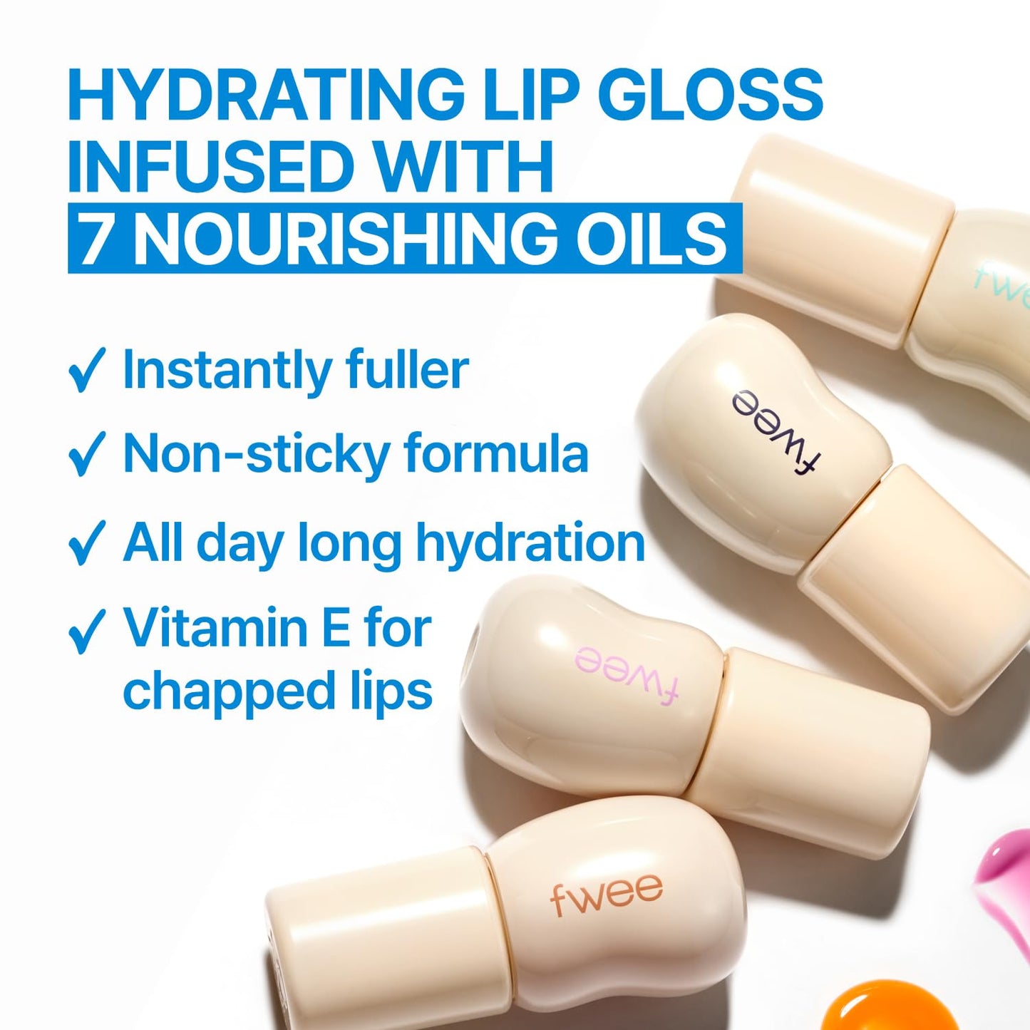 fwee 3D Changing Gloss — 4 Colors (5.3g)