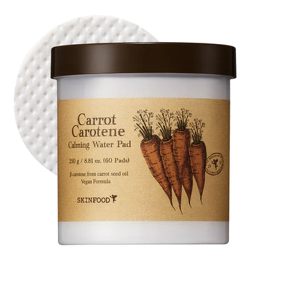 SKINFOOD Carrot Carotene Calming Water Pad 60 pads (250g)