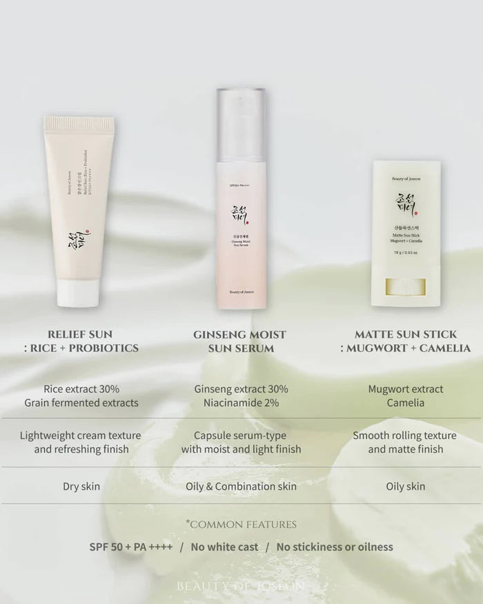 Beauty of Joseon Matte Sun Stick Mugwort + Camelia (SPF 50+ PA++++) 18g