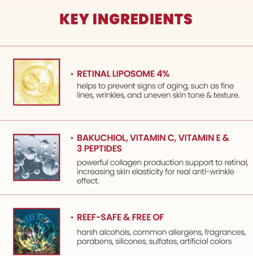 K-SECRET SEOUL 1988 Eye Cream : Retinal Liposome 4% + Fermented Bean 30ml