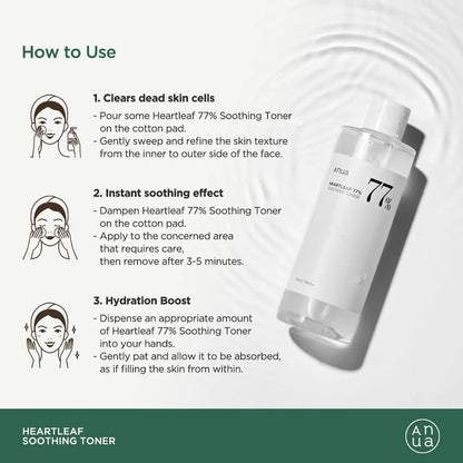 Anua Heartleaf 77% Soothing Toner Mini 40ml / 1.3 fl.oz