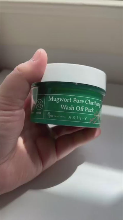 AXIS-Y Mugwort Pore Clarifying Wash Off Pack 100ml / 3.38 fl. oz.